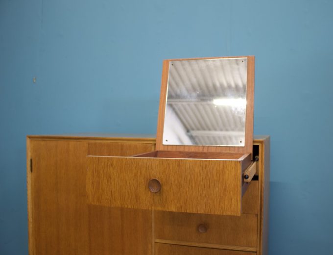 Mid Century Oak Compactum Compact Wardrobe from Meredew, 1960s #1733 5