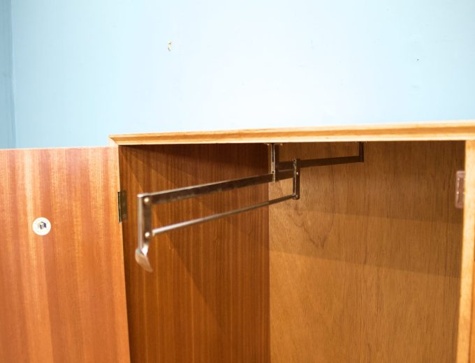 Mid Century Oak Compactum Compact Wardrobe from Meredew, 1960s #1733 1