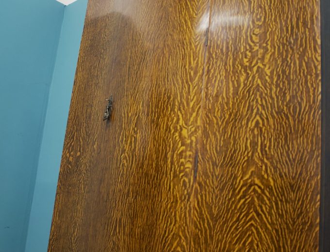 Vintage Art Deco Oak Wardrobe, 1930s, #1736 8