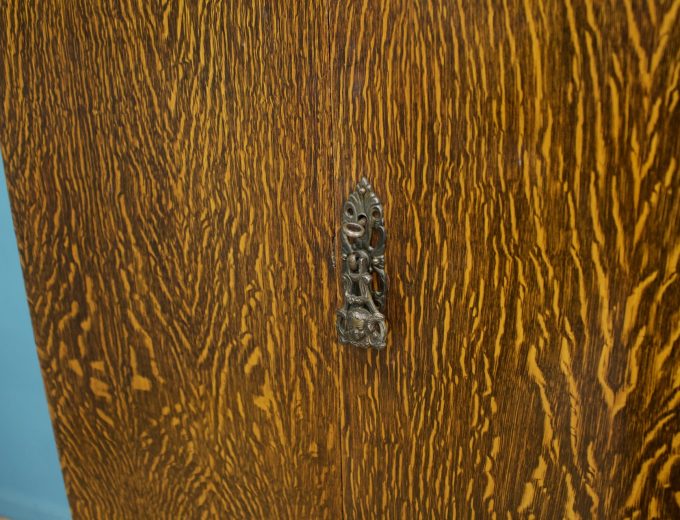 Vintage Art Deco Oak Wardrobe, 1930s, #1736 6