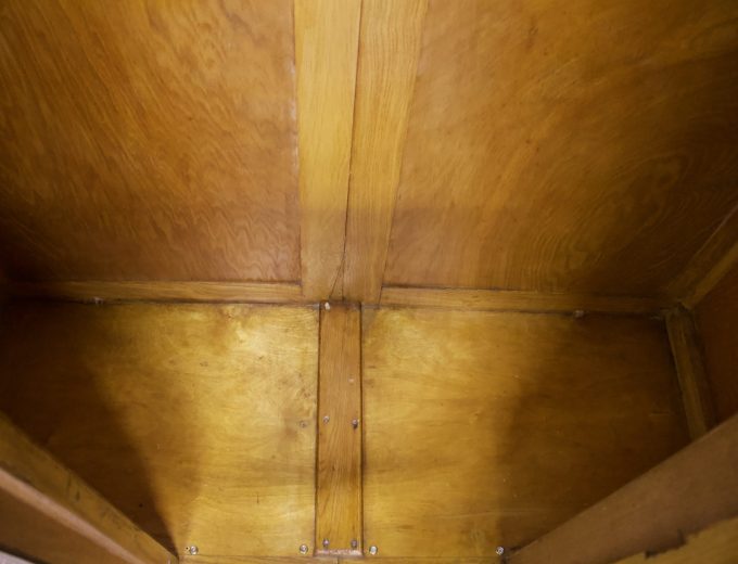 Vintage Art Deco Oak Wardrobe, 1930s, #1736 4