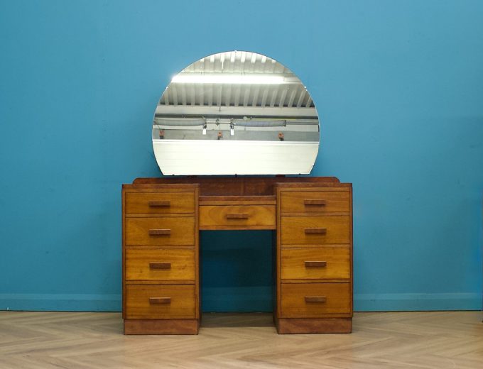 Art Deco Mahogany Dressing Table, 1930s #1737 7