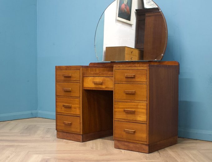 Art Deco Mahogany Dressing Table, 1930s #1737 6