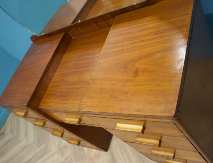 Art Deco Mahogany Dressing Table, 1930s #1737 2