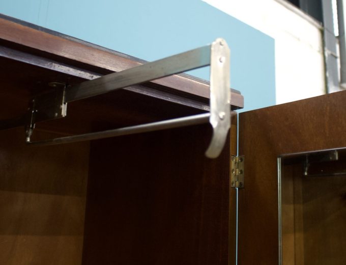 Vintage Art Deco Burr Walnut Fitted Compactum Wardrobe, 1930s #1739 1