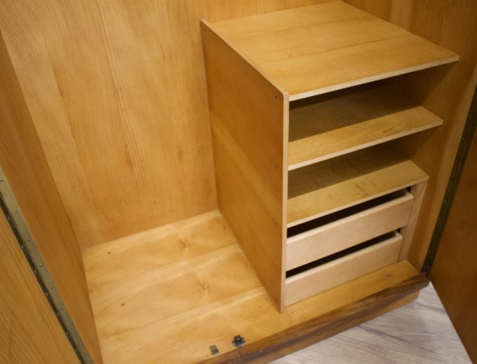 Mid Century Teak Wardrobe from Uniflex, 1960s #1749 4