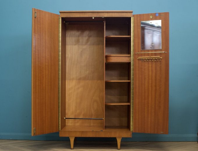 Mid Century Teak Wardrobe from Stonehill, 1960s #1747 2