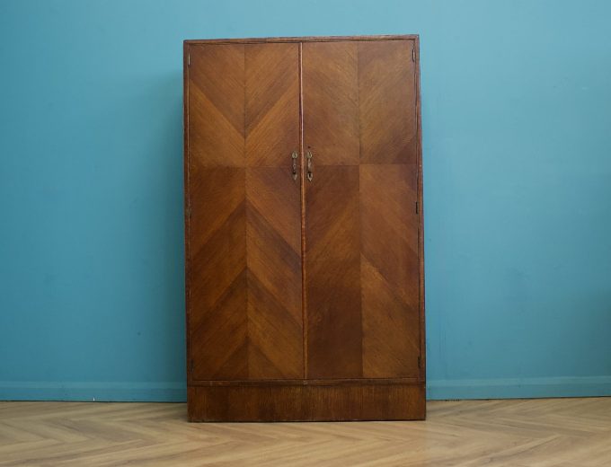Vintage Oak Compact Wardrobe from Compactum, 1930s, #1744 0