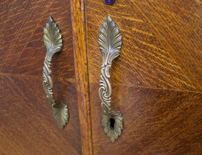 Vintage Oak Compact Wardrobe from Compactum, 1930s, #1744 9