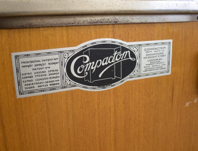 Vintage Oak Compact Wardrobe from Compactum, 1930s, #1744 8