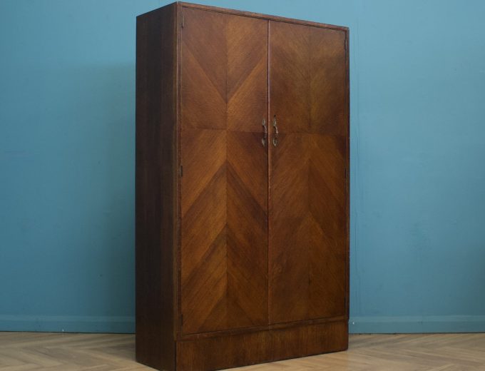Vintage Oak Compact Wardrobe from Compactum, 1930s, #1744 2