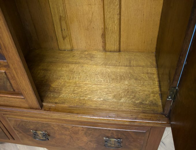 Antique Edwardian Walnut Wardrobe, 1900s #1742 M 3