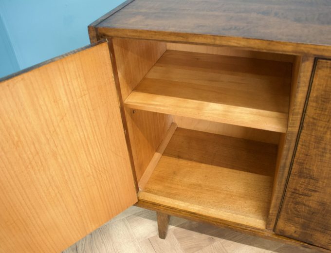 Mid Century Walnut Effect Stained Birch Sideboard , 1960s #1750 4