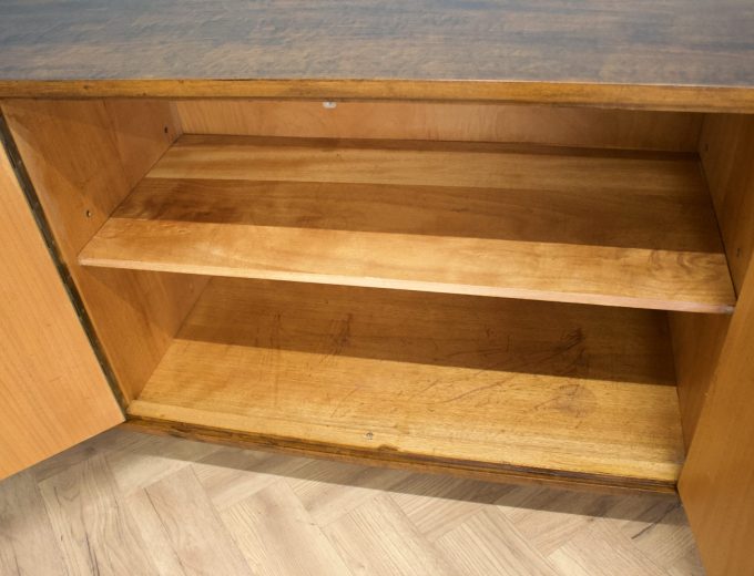 Mid Century Walnut Effect Stained Birch Sideboard , 1960s #1750 3