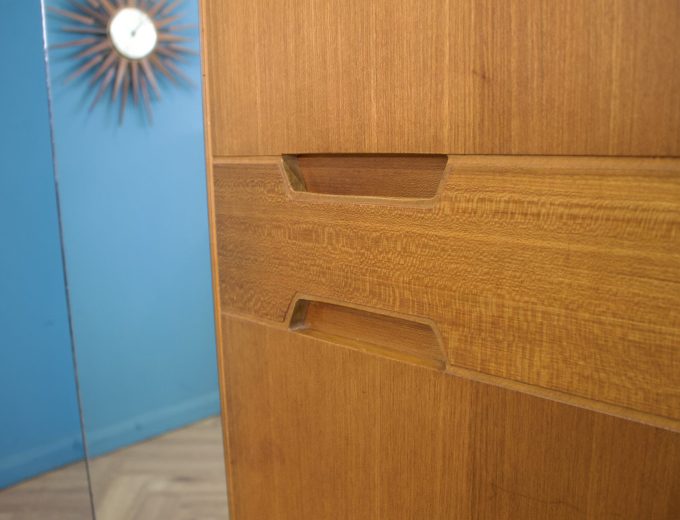 Mid Century Teak Wardrobe from Uniflex, 1960s #1753 6