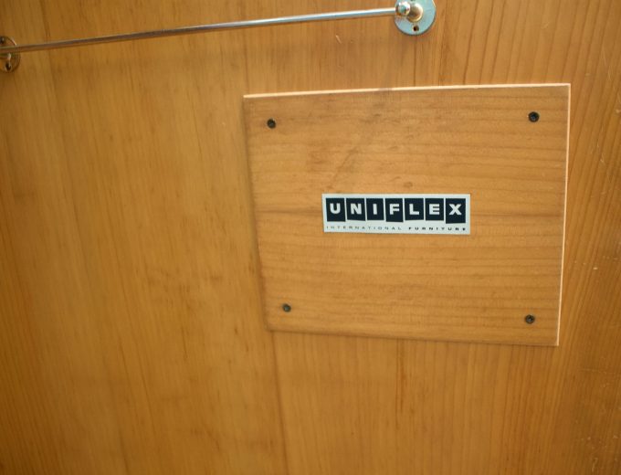 Mid Century Teak Wardrobe from Uniflex, 1960s #1753 5