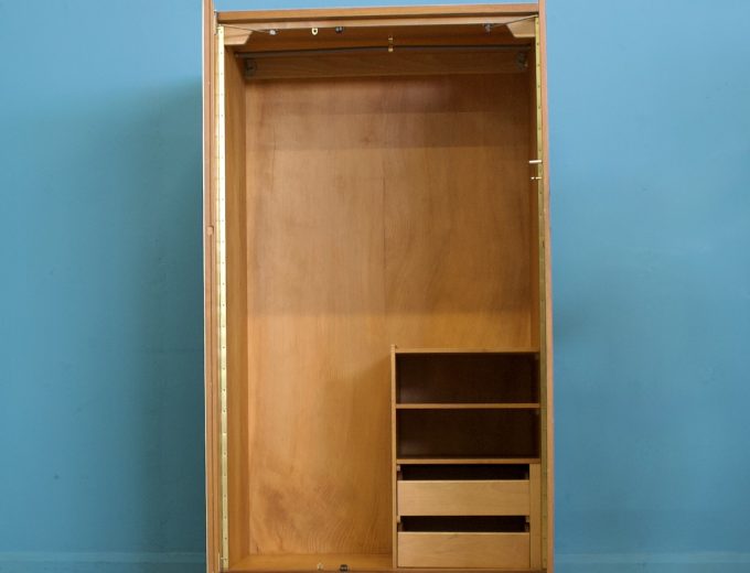 Mid Century Teak Wardrobe from Uniflex, 1960s #1753 4