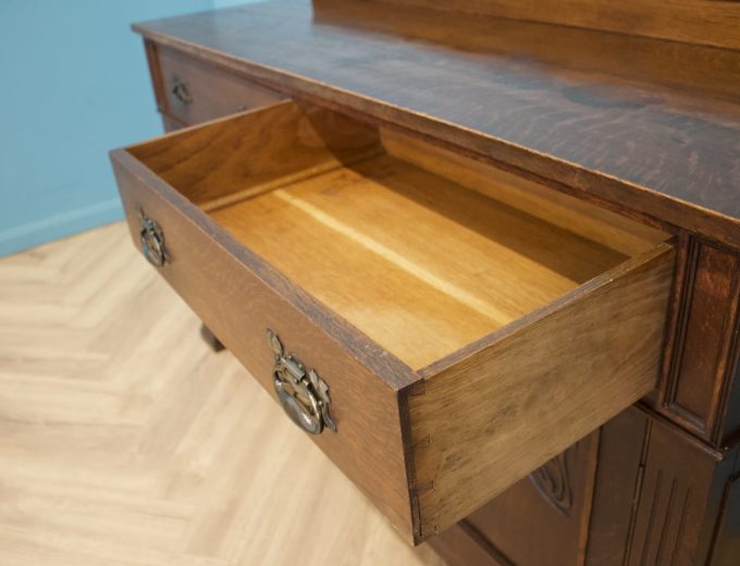 Antique Art Nouveau Oak Sideboard, 1900s #1757 M 5