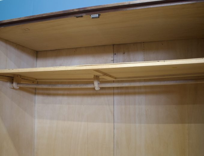 Vintage Art Deco Burr Walnut Wardrobe, 1930s #1760 1
