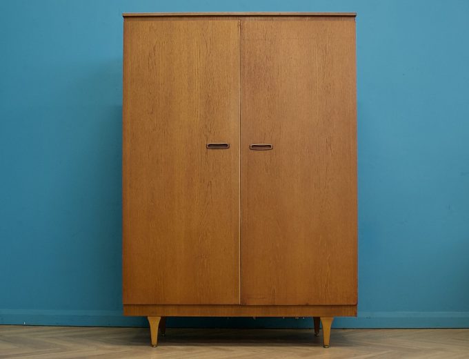 Mid Century Teak Wardrobe from Stonehill, 1960s #1768 1