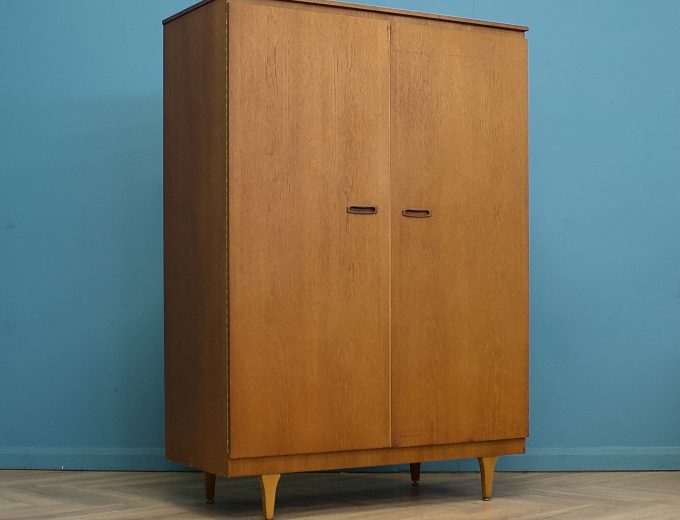 Mid Century Teak Wardrobe from Stonehill, 1960s #1768 0