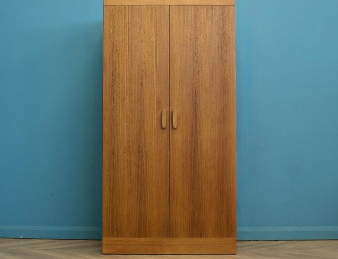 Mid Century Teak Quadrille Double Door Wardrobe from G Plan, 1960s #1765 10