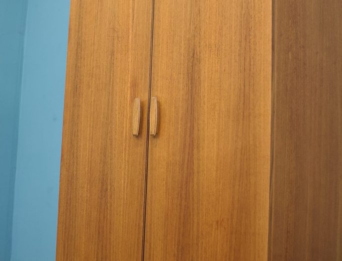 Mid Century Teak Quadrille Double Door Wardrobe from G Plan, 1960s #1765 8
