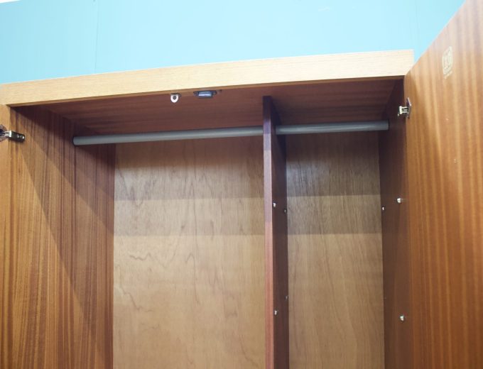 Mid Century Teak Quadrille Double Door Wardrobe from G Plan, 1960s #1765 4