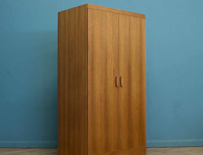 Mid Century Teak Quadrille Double Door Wardrobe from G Plan, 1960s #1765 0