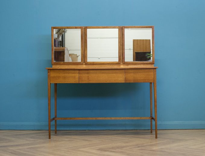 Mid Century Teak Dressing Table Heals Style, 1960s #1763 8