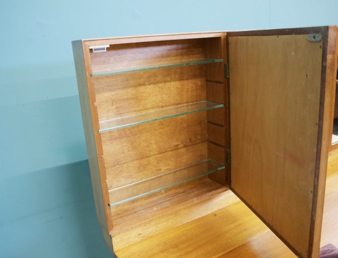 Mid Century Teak Dressing Table Heals Style, 1960s #1763 3