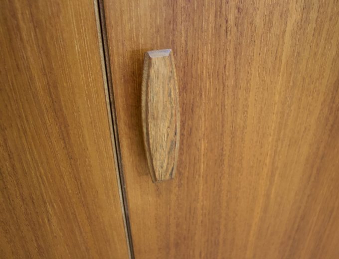 Mid Century Teak Quadrille Triple Door Wardrobe from G Plan, 1960s #1764 7