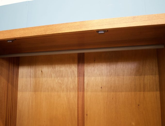 Mid Century Teak Quadrille Triple Door Wardrobe from G Plan, 1960s #1764 4