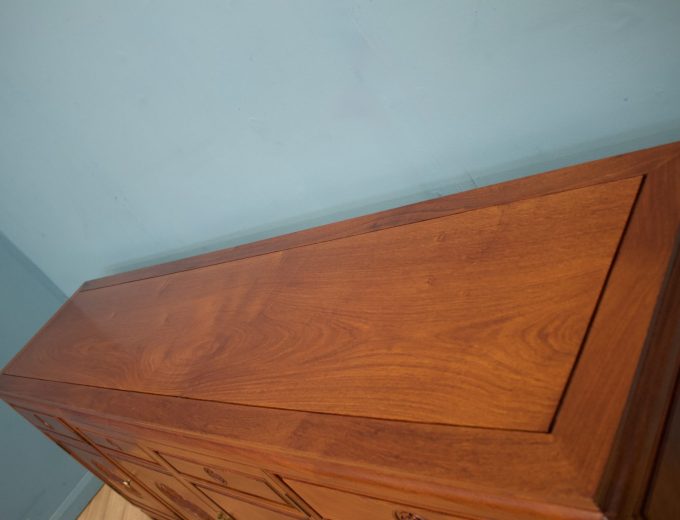 Mid Century Teak Chinese Style Sideboard, 1970s #1771 7
