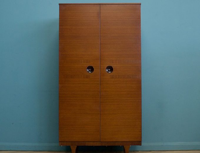 ***SOLD***Mid Century Teak Wardrobe from Stonehill, 1960s #1776 0