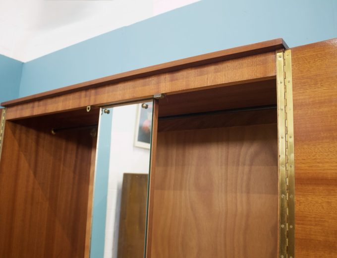 Mid Century Teak Wardrobe from Stonehill, 1960s #1775 1