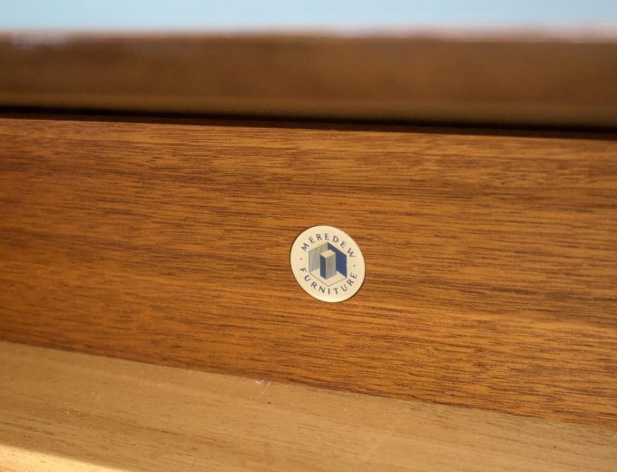 Mid Century Walnut Tallboy Chest of Drawers from Meredew, 1960s #1796 3