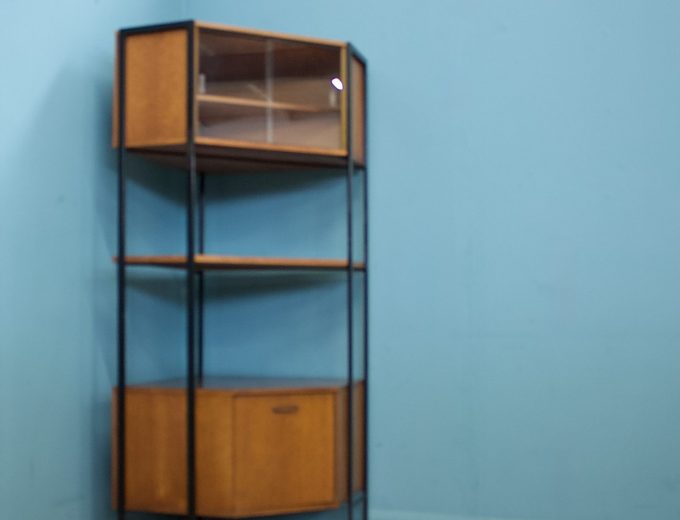 Mid Century Teak Modular Corner Unit Shelving from Avalon, 1960s #1794 6