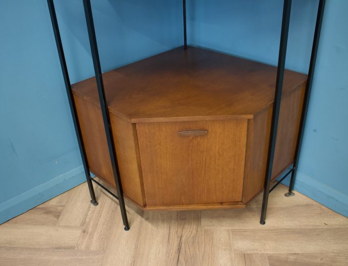 Mid Century Teak Modular Corner Unit Shelving from Avalon, 1960s #1794 5