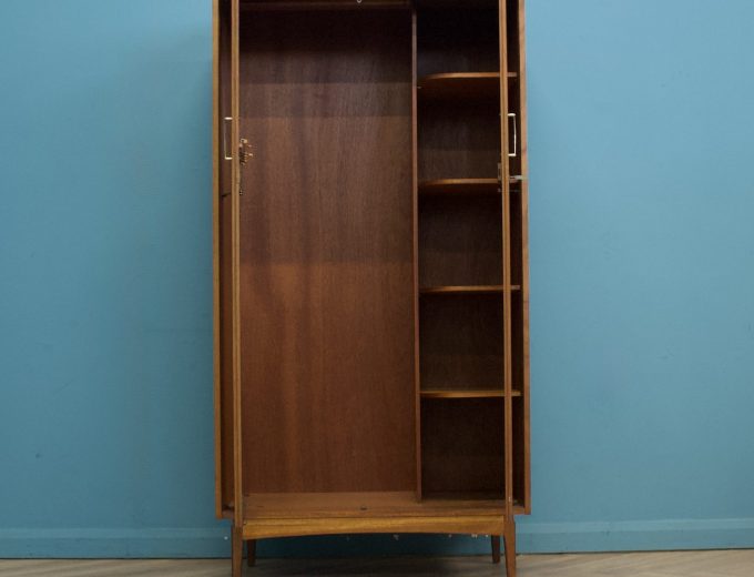 Mid Century Teak Wardrobe from White and Newton, 1960s #1799 3