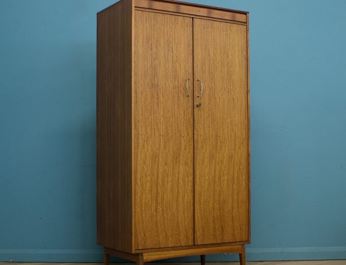 Mid Century Teak Wardrobe from White and Newton, 1960s #1799 0