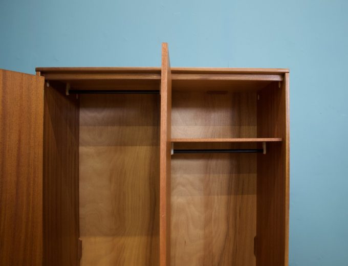 Mid Century Teak Wardrobe from Stag John & Sylvia Reid, 1960s #1805 3