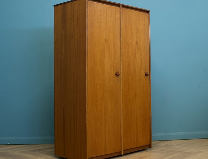 Mid Century Teak Wardrobe from Stag John & Sylvia Reid, 1960s #1805 0