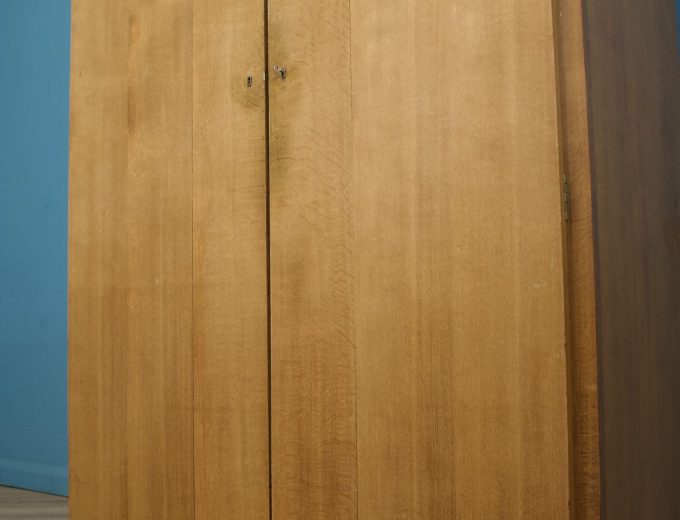 Georgian Style Oak Compactum Compact Wardrobe, 1930s #1824 7