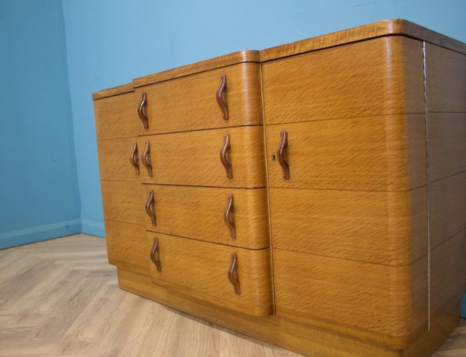 Vintage Art Deco Sideboard, 1940s #1819 8