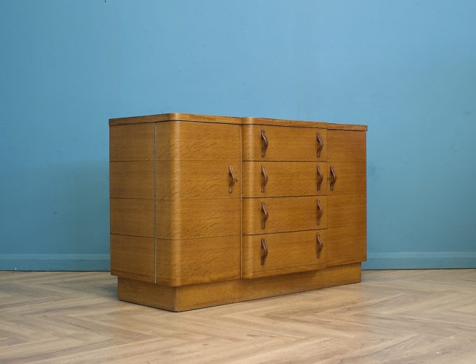 Vintage Art Deco Sideboard, 1940s #1819 0