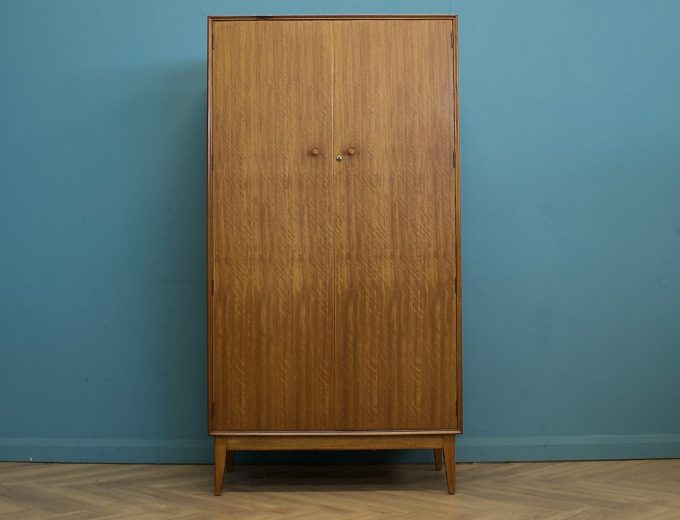 Mid Century Walnut Wardrobe from Alfred Cox Heals, 1960’s, #1817 7
