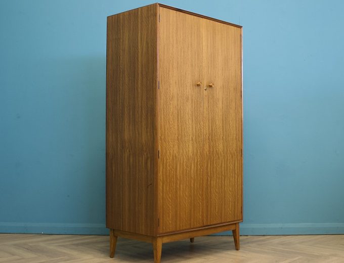 Mid Century Walnut Wardrobe from Alfred Cox Heals, 1960’s, #1817 0