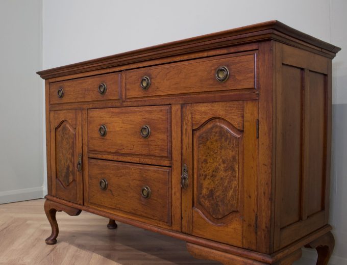 Early 20th Century Walnut Sideboard, 1910s #1809 6