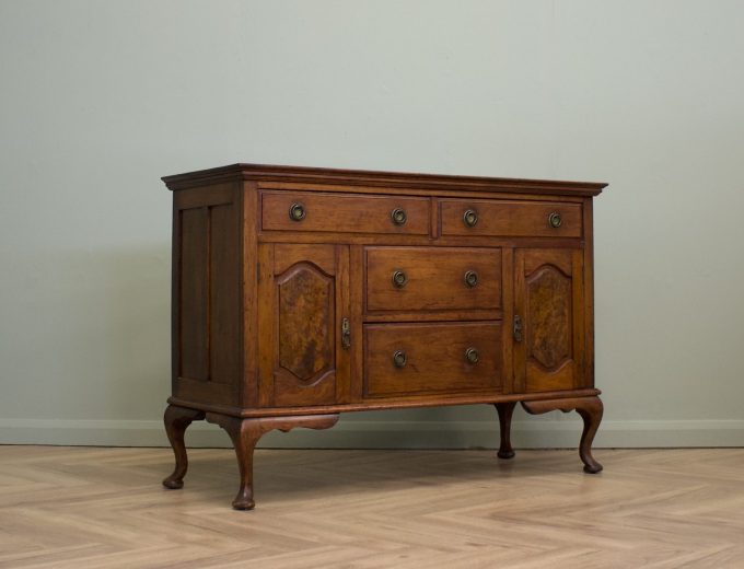 Early 20th Century Walnut Sideboard, 1910s #1809 0